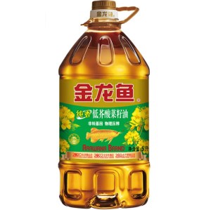 金龙鱼纯香低芥酸菜籽油（非转）5L